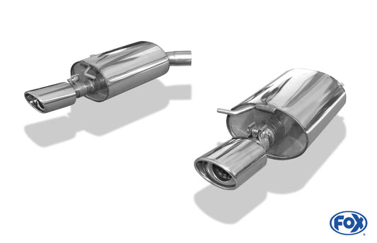 Jaguar X-Type Endschalldämpfer rechts/links - 115x85 Typ 33 rechts/links