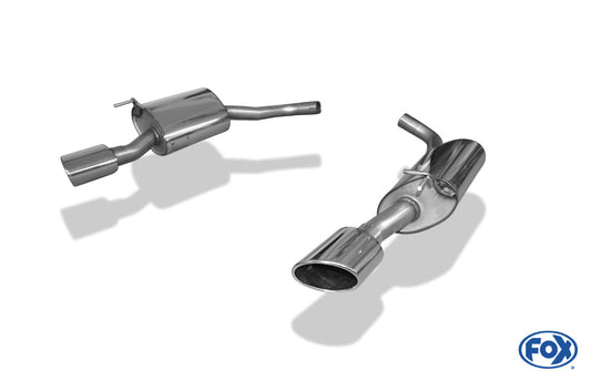Jaguar XK8 Typ QEV/ QDV Endschalldämpfer rechts/links  - 115x85 Typ 38 rechts/links