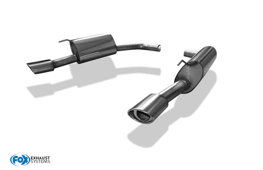 FOX Jaguar XK8/ XKR Typ QEV/ QDV Endschalldämpfer rechts/links Ø63,5 - 115x85 Typ 33 rechts/links