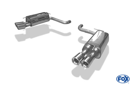 Jaguar XF CC9 Endschalldämpfer rechts/links - 2x90 Typ 17 rechts/links