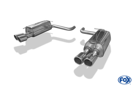 Jaguar XF CC9 Endschalldämpfer rechts/links - 2x90 Typ 16 rechts/links