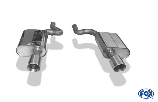 FOX Jaguar XE Endschalldämpfer rechts/links - 1x100 Typ 25 rechts/links