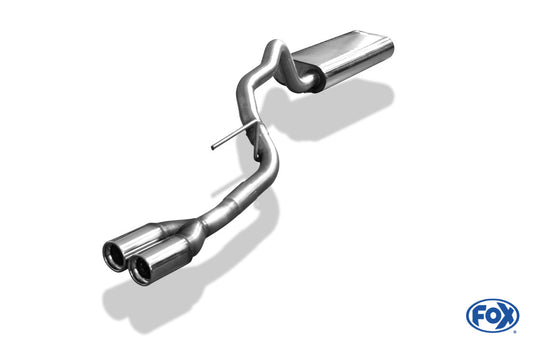 Jeep Grand Cherokee Typ WJ/WG Anschluss 56,mm Endschalldämpfer - 2x80 Typ 13