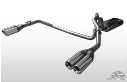 Jeep Grand Cherokee Typ WJ/WG Endschalldämpfer Ausgang rechts/links  - 2x80 Typ 13 rechts/links