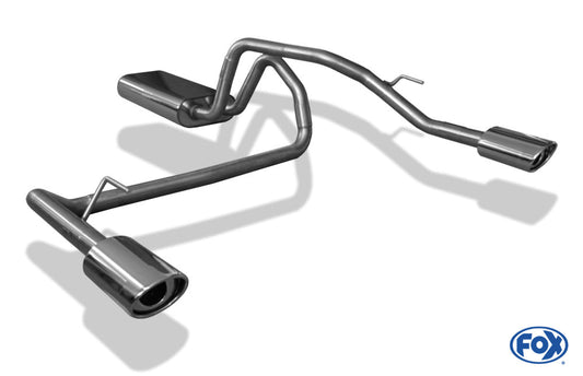 Jeep Grand Cherokee Typ WJ/WG Endschalldämpfer Ausgang rechts/links  - 115x85 Typ 33 rechts/links