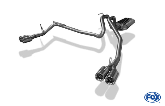 Jeep Grand Cherokee/ Commander Typ WH Final silencer - exit right/left 2x80 type 13 right/left
