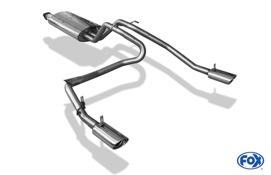 Jeep Grand Cherokee Typ WH Endschalldämpfer Ausgang rechts/links - 140x90 Typ 32 rechts/links