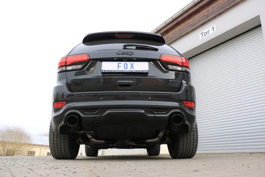 Jeep Grand Cherokee WK II - 6,4l SRT8 bis 2014 Endschalldämpfer rechts/links - 129x106 Typ 32 rechts/links SCHWARZ emalliert