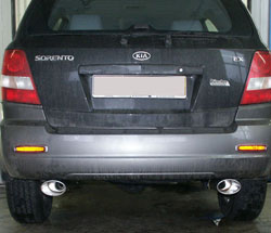 Kia Sorento Typ JC Endrohrgeweih Ausgang rechts/links  - 115x85 Typ 33 rechts/links