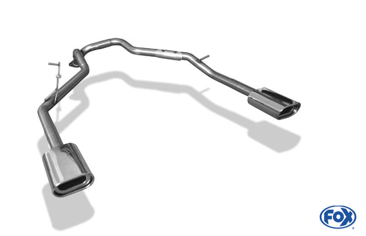 Kia Sorento Typ JC Endrohrgeweih Ausgang rechts/links - 135x80 Typ 53 rechts/links