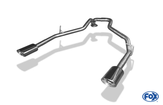 Kia Sorento Typ JC Facelift Endrohrgeweih Ausgang rechts/links - 115x85 Typ 33 rechts/links