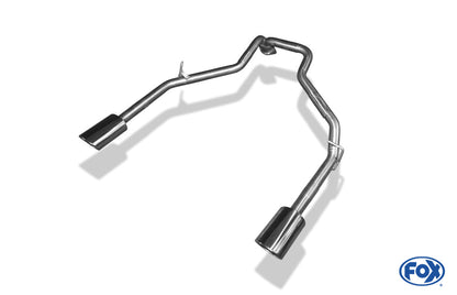 Kia Sorento Typ JC Facelift Endrohrgeweih Ausgang rechts/links - 115x85 Typ 33 rechts/links