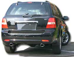 Kia Sorento Typ JC Facelift V6 Endrohrgeweih Ausgang rechts/links  - 115x85 Typ 33 rechts/links