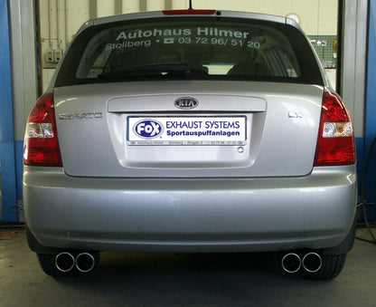 Kia Cerato Schrägheck Endschalldämpfer Ausgang rechts/links - 2x80 Typ 12 rechts/links
