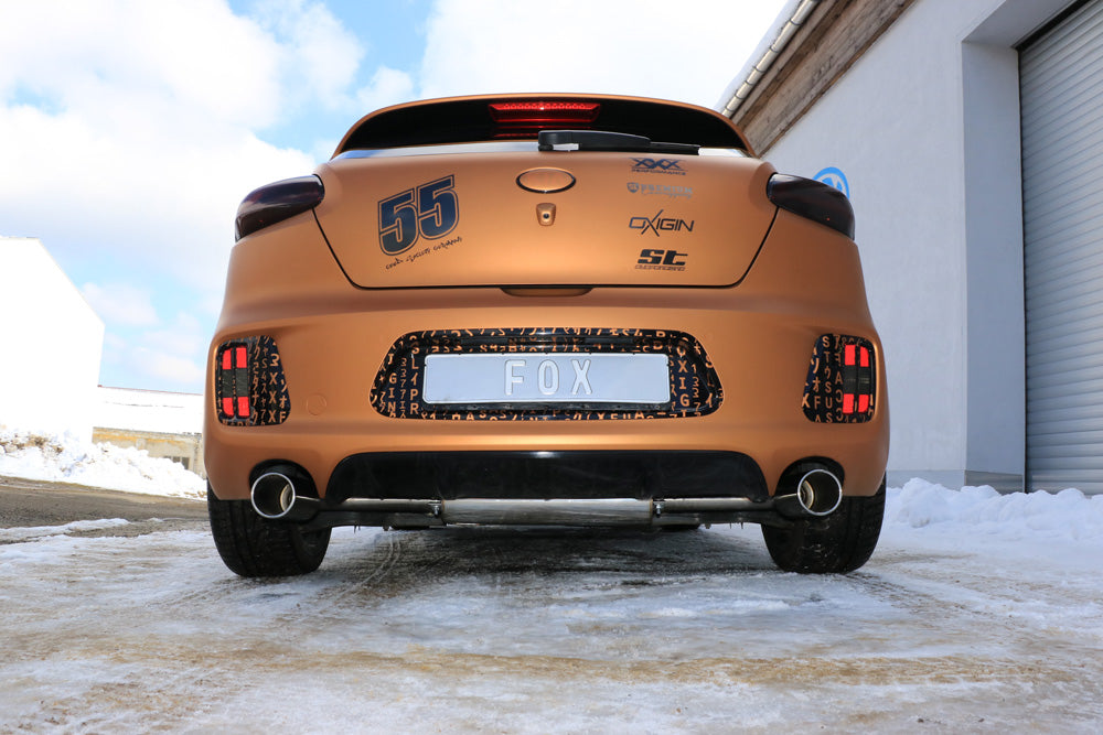 Kia Pro Cee`d GT Endschalldämpfer quer Ausgang rechts/links - 1x100 Typ 12 rechts/links