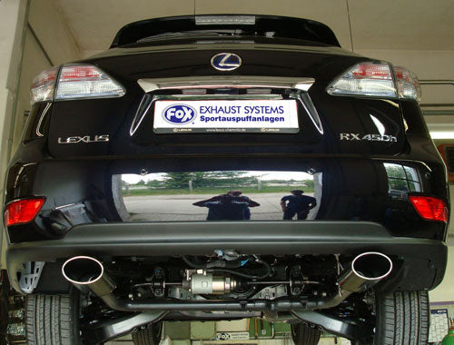 Lexus RX450H Endrohrsystem rechts/links passend auf original Endschalldämpfer - 140x90 Typ 32 rechts/links