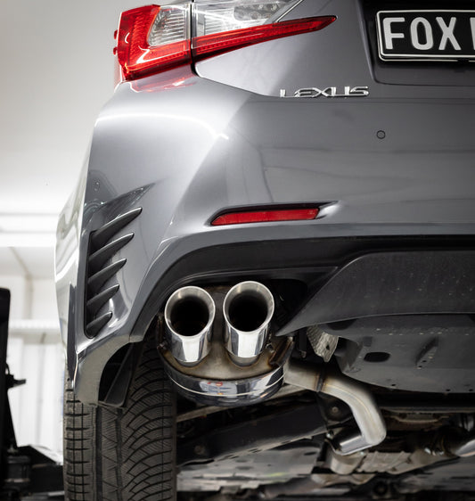 FOX Lexus RC200T Endschalldämpfer rechts/links - 2x90 Typ 25 rechts/links