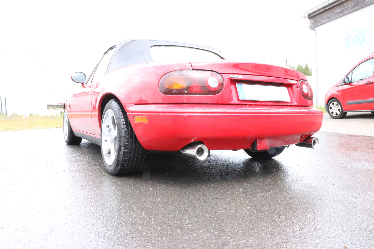FOX Mazda MX5 Typ NA Endschalldämpfer Ausgang rechts/links - 1x90 Typ 13 rechts/links