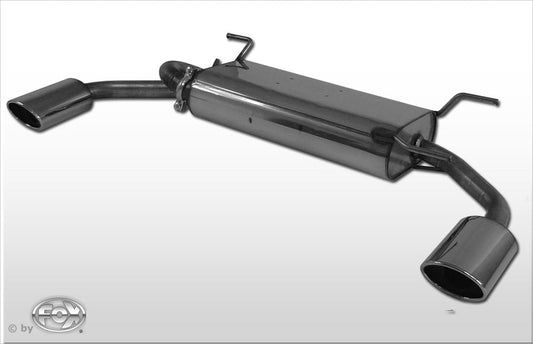 Mazda MX5 Typ NB Endschalldämpfer Ausgang rechts/links - 115x85 Typ 32 rechts/links