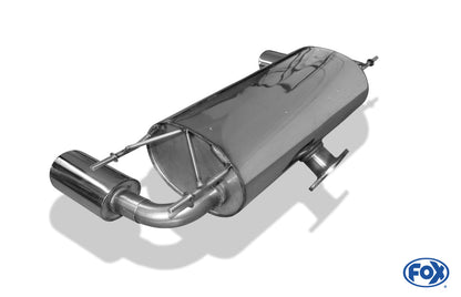 Mazda MX5 Typ NC Endschalldämpfer Ausgang rechts/links - 115x85 Typ 32 rechts/links - kernig sportlicher Sound mit TÜV-Teilegutachten