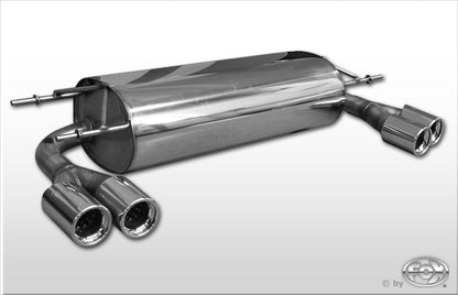 Mazda MX5 Typ NC Endschalldämpfer Ausgang rechts/links - 2x76 Typ 13 rechts/links - kernig sportlicher Sound mit TÜV-Teilegutachten