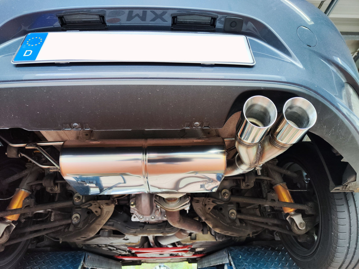 FOX Mazda MX5 - ND Endschalldämpfer quer Ausgang rechts - 2x70 Typ 25 NICHT versetzt