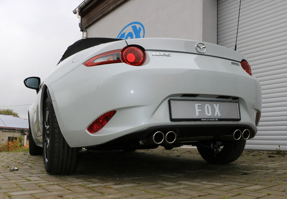 Mazda MX5 - ND Endschalldämpfer quer Ausgang rechts/links - 2x70 Typ 16 rechts/links