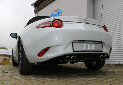 Mazda MX5 - ND Endschalldämpfer quer Ausgang rechts/links - 2x70 Typ 16 rechts/links