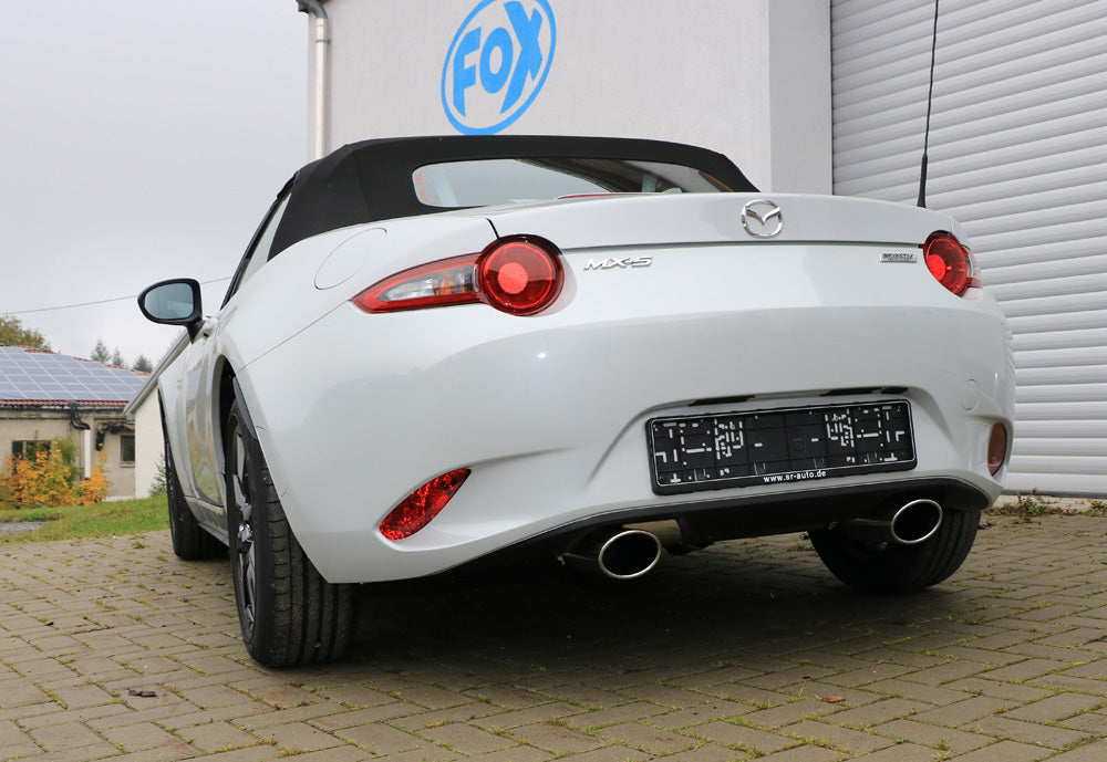 Mazda MX5 - ND Endschalldämpfer quer Ausgang rechts/links - 1x115x85 Typ 32 rechts/links