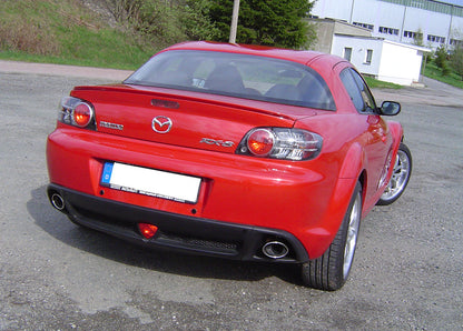 Mazda RX8 Endschalldämpfer quer Ausgang rechts/links - 115x85 Typ 38 rechts/links