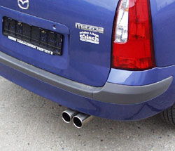 Mazda Premacy Endschalldämpfer - 2x80 Typ 13