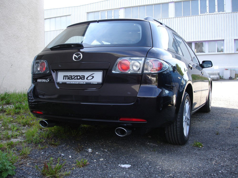 Mazda 6 Facelift Endschalldämpfer Ausgang rechts/links einflutig - 115x85 Typ 32 rechts/links