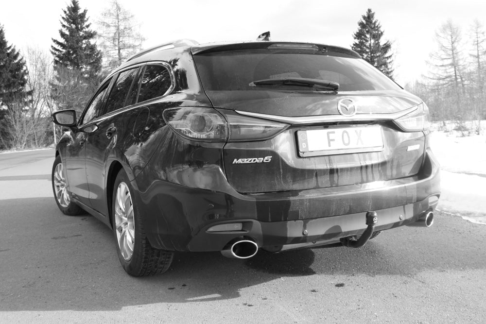 Mazda 6 - GJ Kombi Endschalldämpfer quer Ausgang rechts/links - 115x85 Typ 38 rechts/links