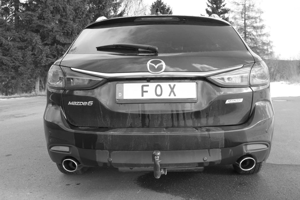 Mazda 6 - GJ Kombi Endschalldämpfer quer Ausgang rechts/links - 115x85 Typ 38 rechts/links