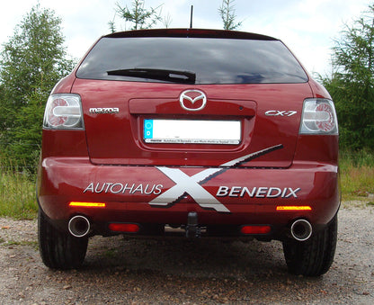 Mazda CX7 Endschalldämpfer quer Ausgang rechts/links - 1x114 Typ 13 rechts/links