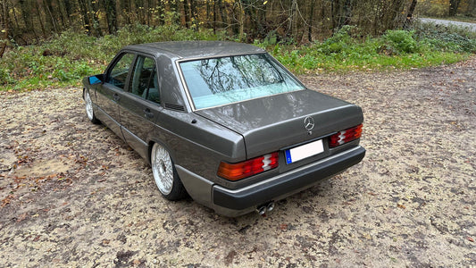 FOX Mercedes 190 W201 Endschalldämpfer - 2x76 Typ 25