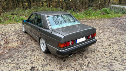 FOX Mercedes 190 W201 Endschalldämpfer und Vorschalldämpfer - 2x76 Typ 25