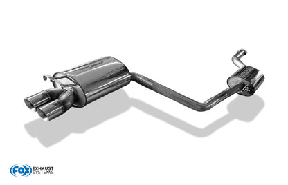 FOX Mercedes 190 W201 Endschalldämpfer und Vorschalldämpfer - 2x76 Typ 25