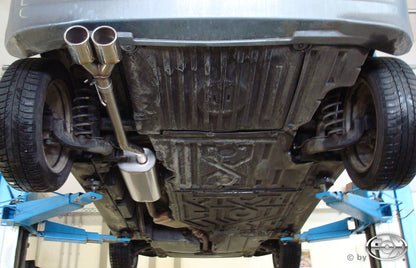 Mercedes A-Klasse W168 Diesel Endschalldämpfer - 2x70 Typ 13