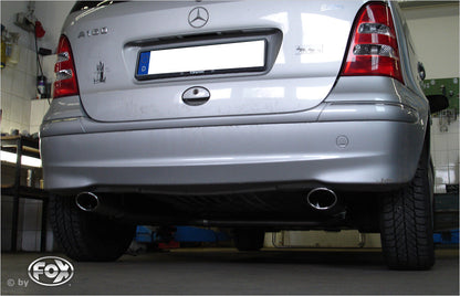 Mercedes A-Klasse 168 Endrohrsystem rechts/links für original Endschalldämpfer - 106x71 Typ 32 rechts/links