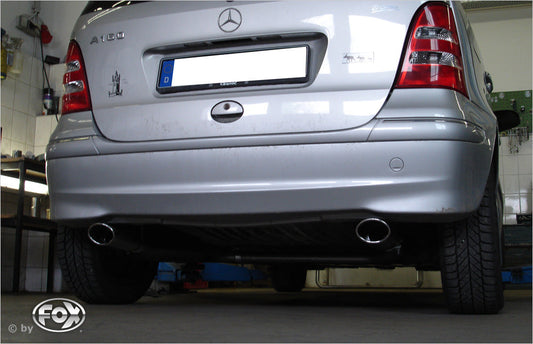 Mercedes A-Klasse 168 Endrohrsystem rechts/links für original Endschalldämpfer - 106x71 Typ 32 rechts/links
