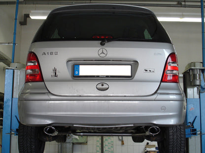 Mercedes A-Klasse 168 Endrohrsystem rechts/links für original Endschalldämpfer - 106x71 Typ 32 rechts/links