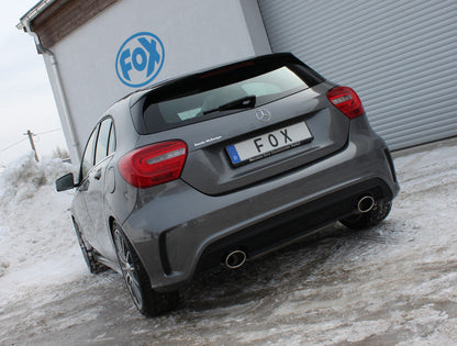 Mercedes A-Klasse W176 - AMG Paket Endschalldämpfer quer Ausgang rechts/links - 115x85 Typ 32 rechts/links