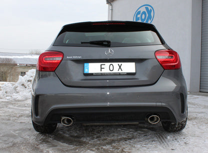 Mercedes A-Klasse W176 - AMG Paket Endschalldämpfer quer Ausgang rechts/links - 115x85 Typ 32 rechts/links