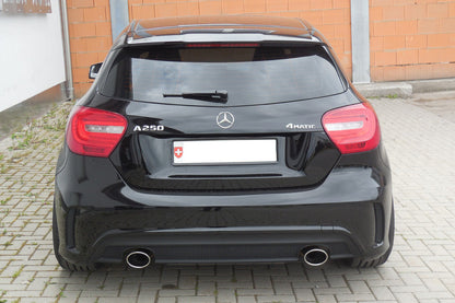 Mercedes A-Klasse 176 - 4-matic Endschalldämpfer quer Ausgang rechts/links - 115x85 Typ 32 rechts/links