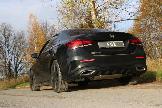 Mercedes A-Klasse - 177 - Starre Hinterachse Endschalldämpfer quer Ausgang rechts/links