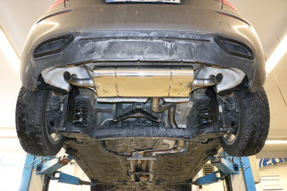 Mercedes A-Klasse - 177 - Starre Hinterachse Endschalldämpfer quer Ausgang rechts/links