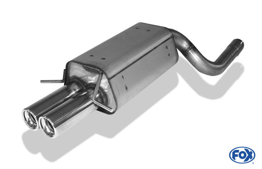 Mercedes C-Klasse W203/ S203 Endschalldämpfer - 2x80 Typ 13