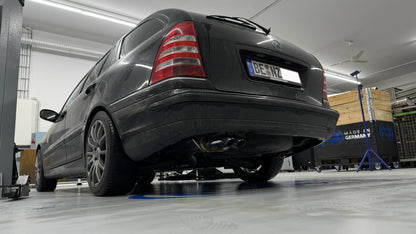 FOX Mercedes C-Klasse W203/ S203 Endschalldämpfer - 2x63 Typ 28