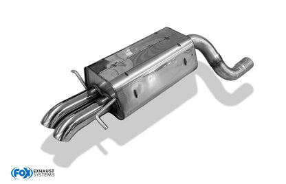 FOX Mercedes C-Klasse W203/ S203 Endschalldämpfer - 2x63 Typ 28